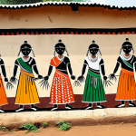 **

"A vibrant Warli painting depiction on a rural Maharashtra village wall, featuring simple geometric shapes illustrating daily life, fully clothed figures, appropriate attire, safe for work, perfect anatomy, correct proportions, natural pose, cultural heritage, professional photography, high quality, family-friendly."

**